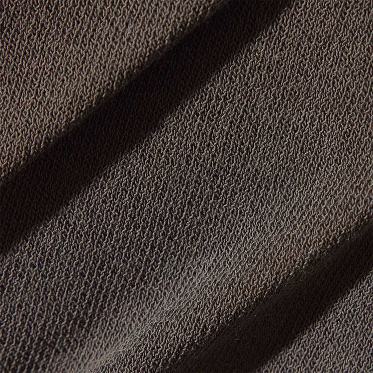 Stretch Cotton Crew Sweater in Flint | James Perse Los Angeles