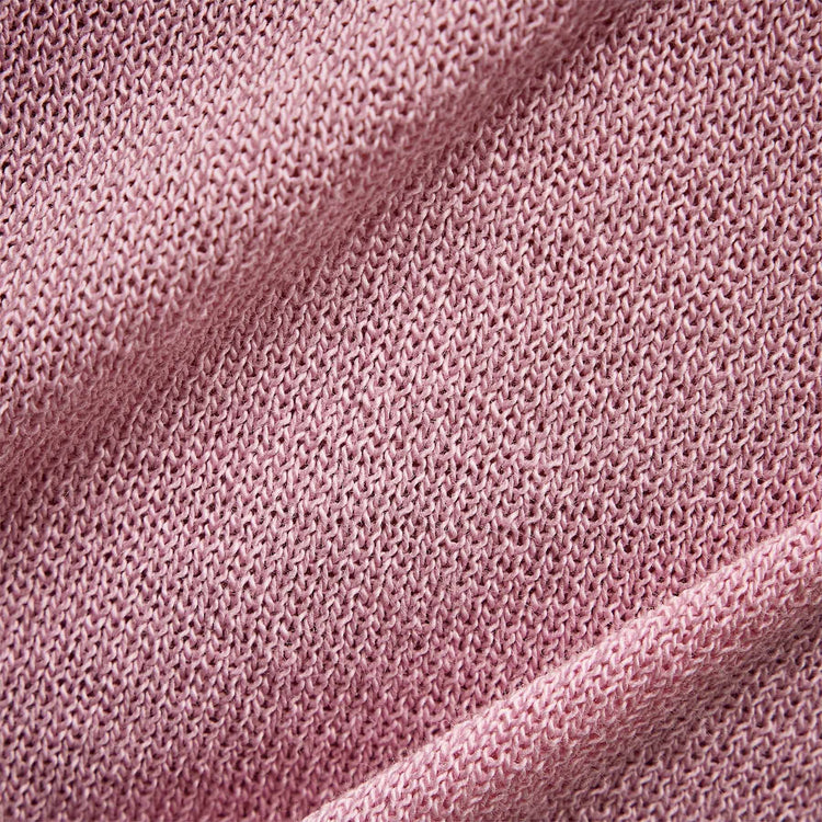Stretch Cotton Crew Sweater in Peony | James Perse Los Angeles