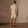 Double Retro Stripped Polo in Ivory/Black | James Perse Los Angeles