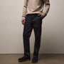 Relaxed Stretch Micro Twill Trouser in Black | James Perse Los Angeles