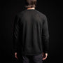 Fine double Layer Raglan Long Sleeve in Black/Navy | James Perse Los Angeles