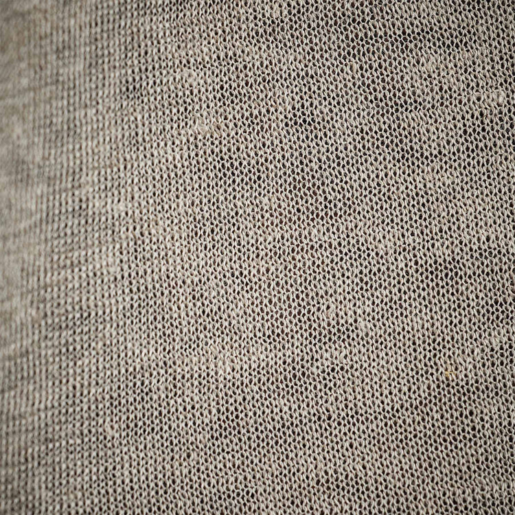 Fine double Layer Raglan Long Sleeve in Natural/Navy | James Perse Los Angeles