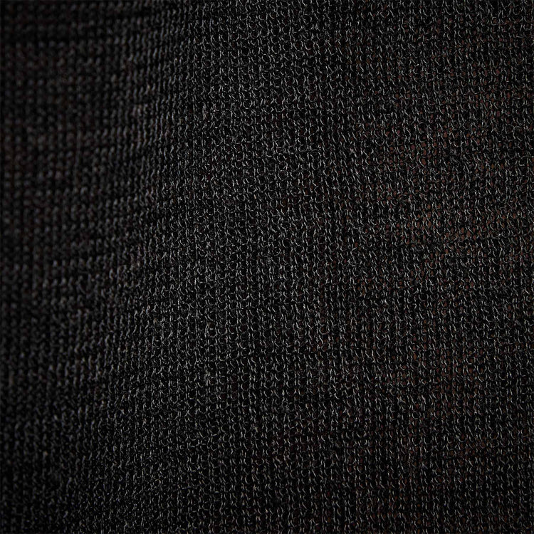 Fine Linen Double Layer Hoody in Black/Black | James Perse Los Angeles