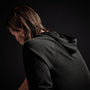 Desert Linen Hoodie in Black/Black | James Perse Los Angeles