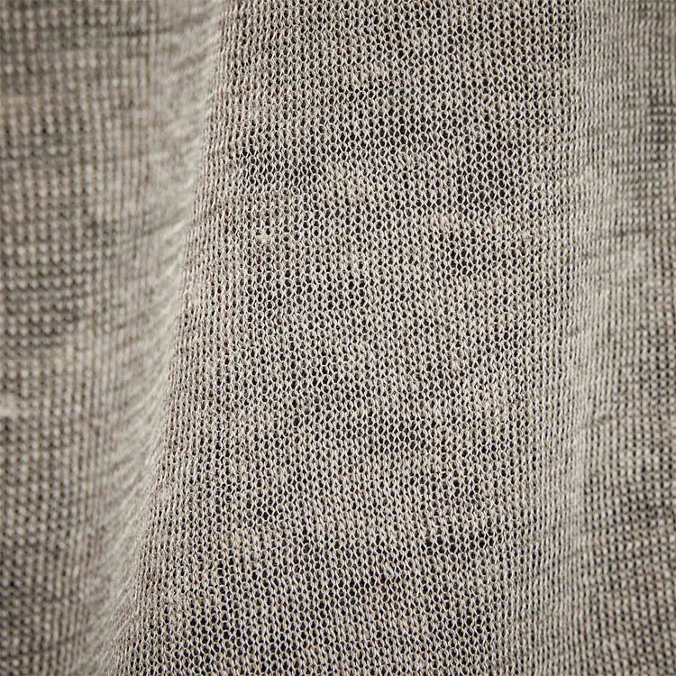 Fine Linen Double Layer Polo in Natural/Black | James Perse Los Angeles