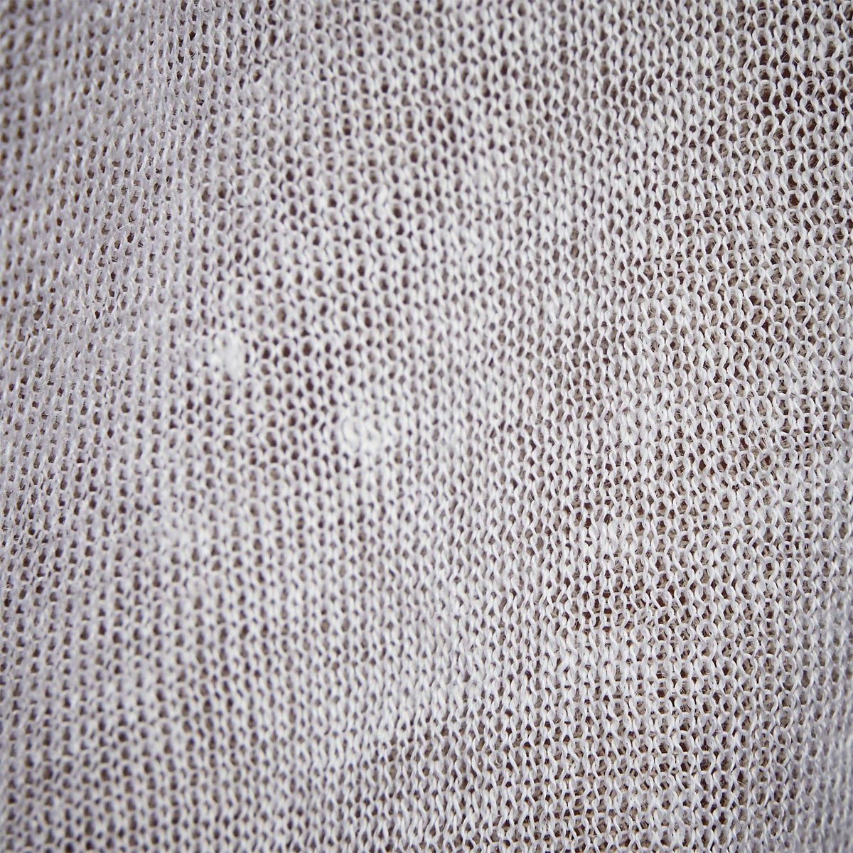 Fine Linen Double Layer Polo in White/Natural | James Perse Los Angeles