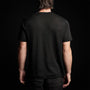Fine Linen Double Layer Short Sleeve Crew in Black/Black | James Perse Los Angeles
