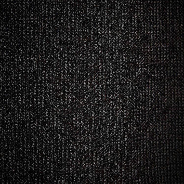 Fine Linen Double Layer Short Sleeve Crew in Black/Black | James Perse Los Angeles
