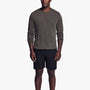 Double Layer Camo Lined Crew In Tent/Tent Camo | James Perse Los Angeles