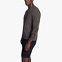 Double Layer Camo Lined Crew In Tent/Tent Camo | James Perse Los Angeles