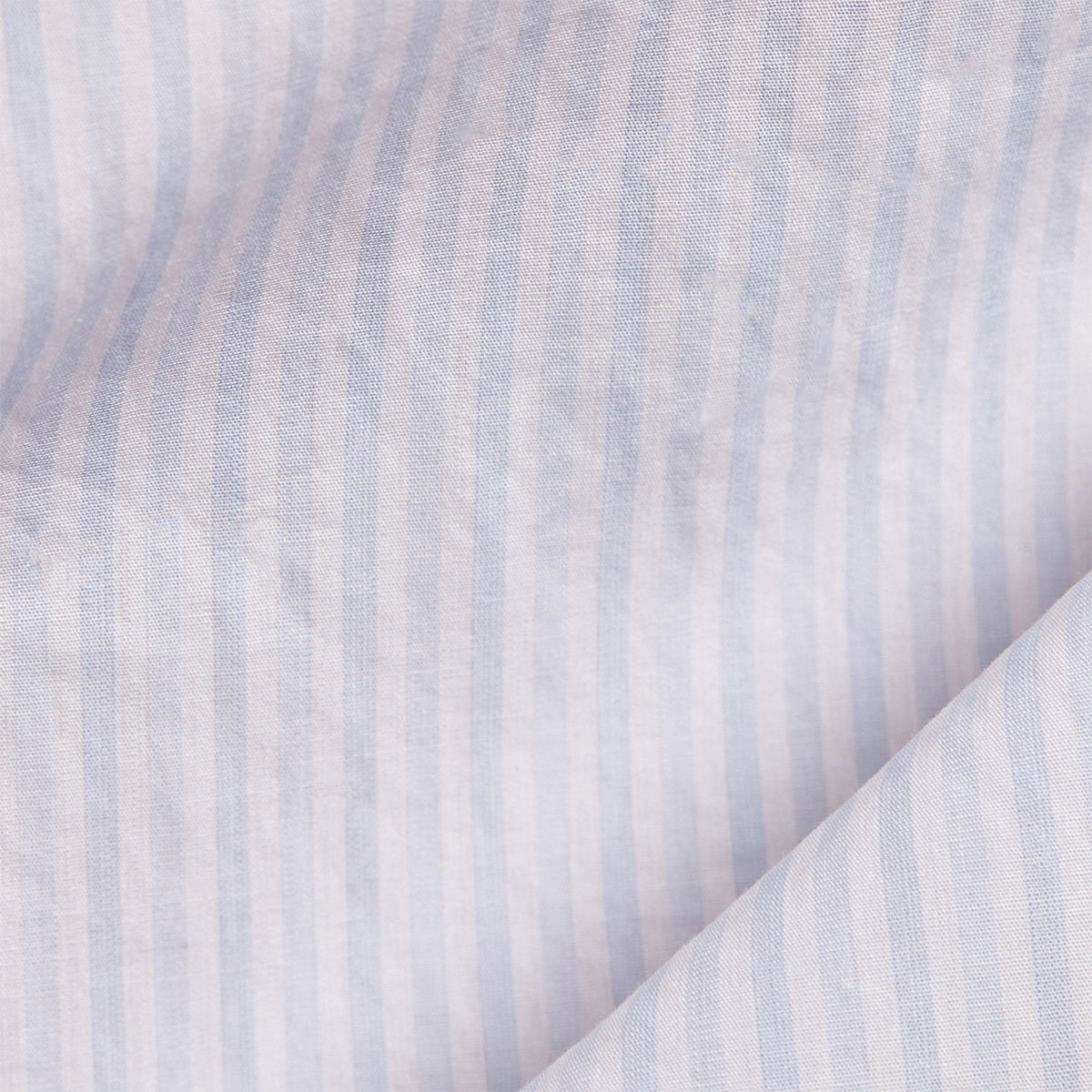 Poplin Striped Shirt in Light Blue Stripe | James Perse Los Angeles