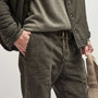 Corduroy Utility Pant in Dark Olive Pigment | James Perse Los Angeles
