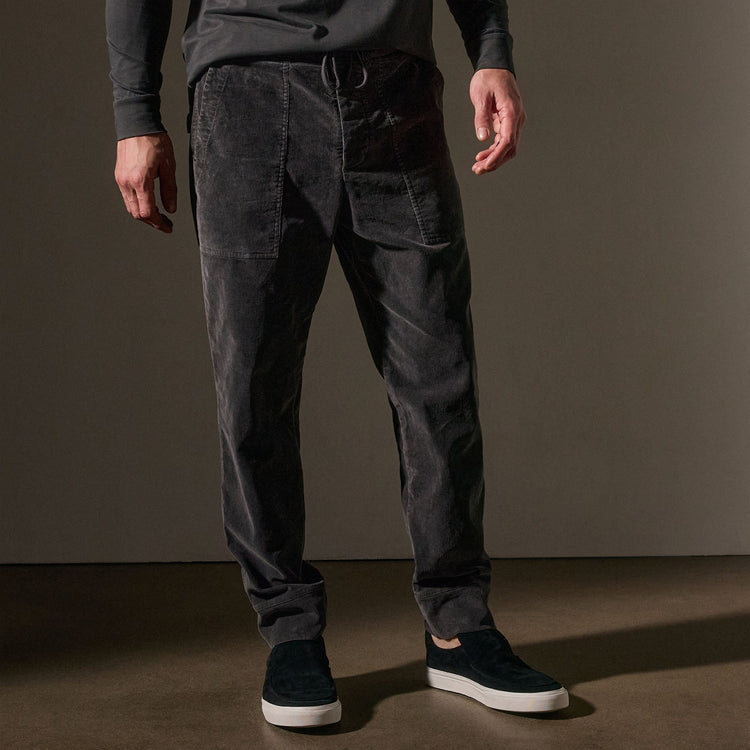 Corduroy Utility Pant in Magma Pigment | James Perse Los Angeles