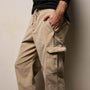 Corduroy Utility Pant in Light Khaki Pigment | James Perse Los Angeles