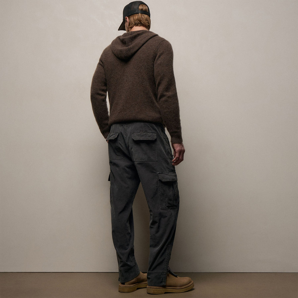 Corduroy Utility Pant in Magma Pigment | James Perse Los Angeles