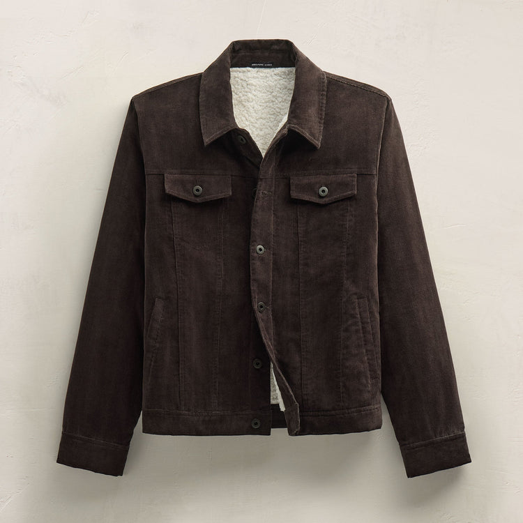 Corduroy Jacket in Kona | James Perse Los Angeles FLAT