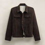 Corduroy Jacket in Kona | James Perse Los Angeles FLAT