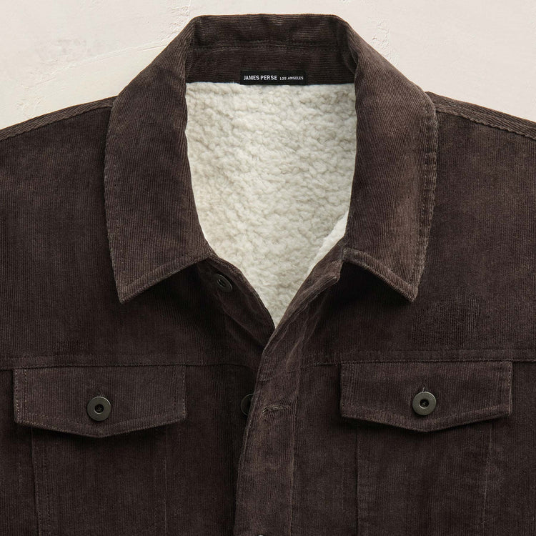 Corduroy Jacket in Kona | James Perse Los Angeles FLAT