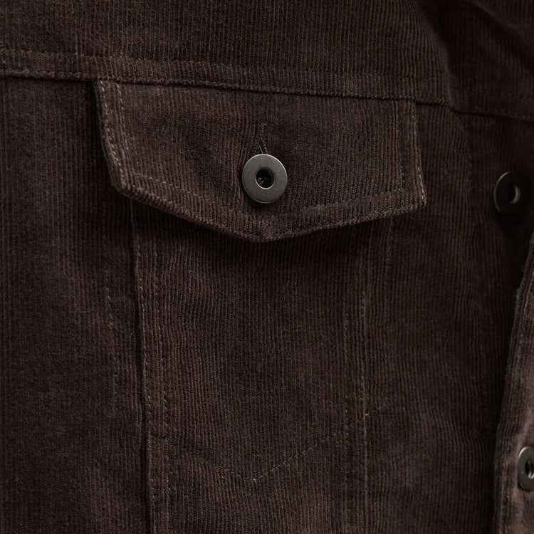 Corduroy Jacket in Kona | James Perse Los Angeles FLAT