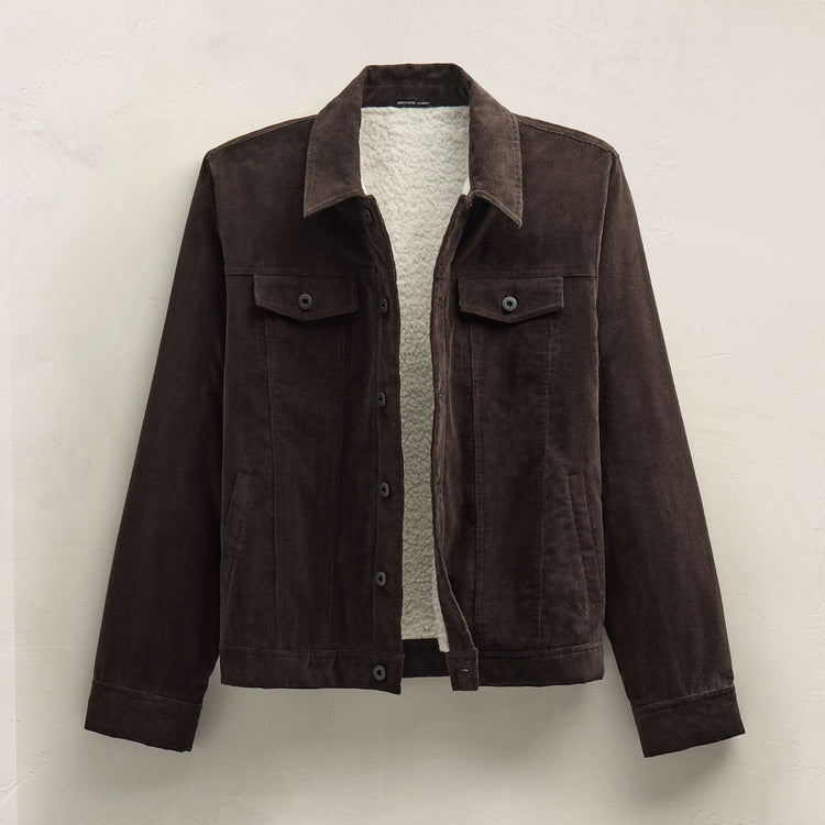 Corduroy Jacket in Kona | James Perse Los Angeles FLAT