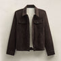 Corduroy Jacket in Kona | James Perse Los Angeles FLAT