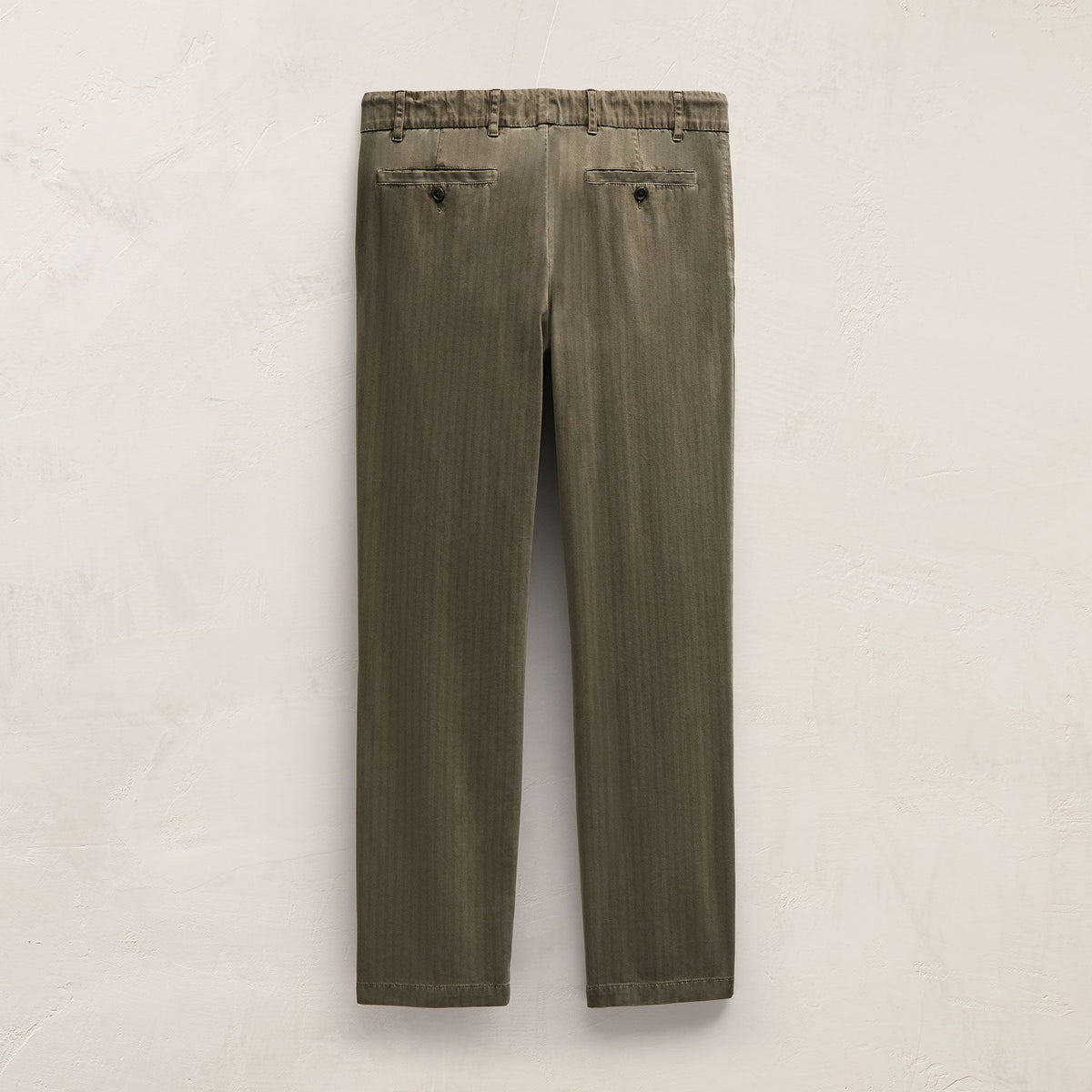 Herringbone Twill Golf Trouser in Birch Pigment | James Perse Los Angeles FLAT