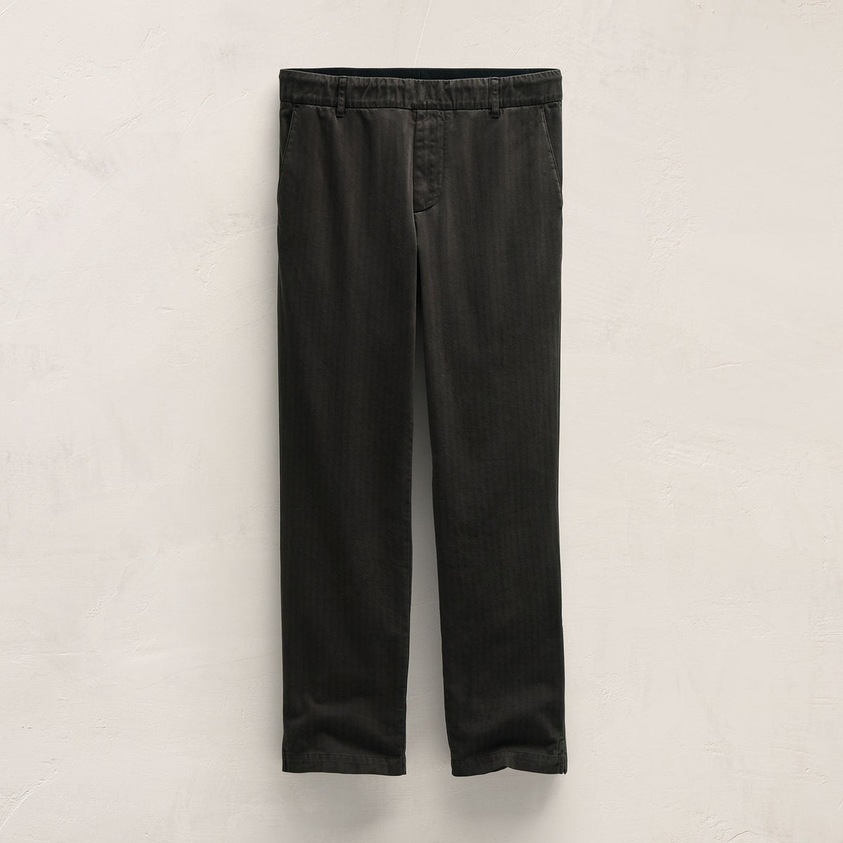 Herringbone Twill Golf Trouser in Magma Pigment | James Perse Los Angeles FLAT