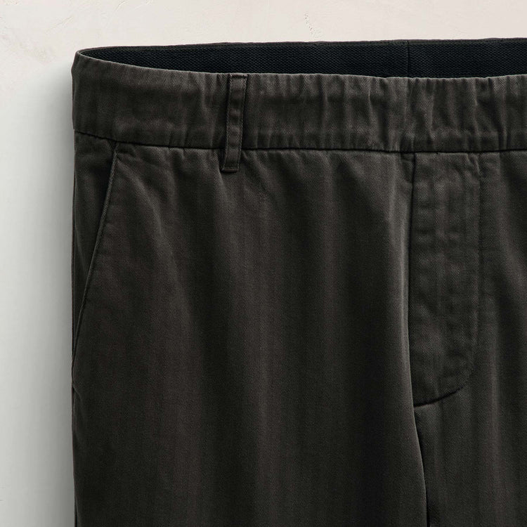 Herringbone Twill Golf Trouser in Magma Pigment | James Perse Los Angeles FLAT