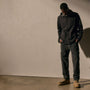 Herringbone Twill Shirting in Black | James Perse Los Angeles