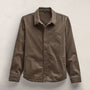 Herringbone Twill Shirting in Caribou Pigment | James Perse Los Angeles