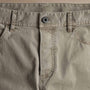 Brushed Twill 5 Pocket Pant in Light Tan Pigment | James Perse Los Angeles FLAT