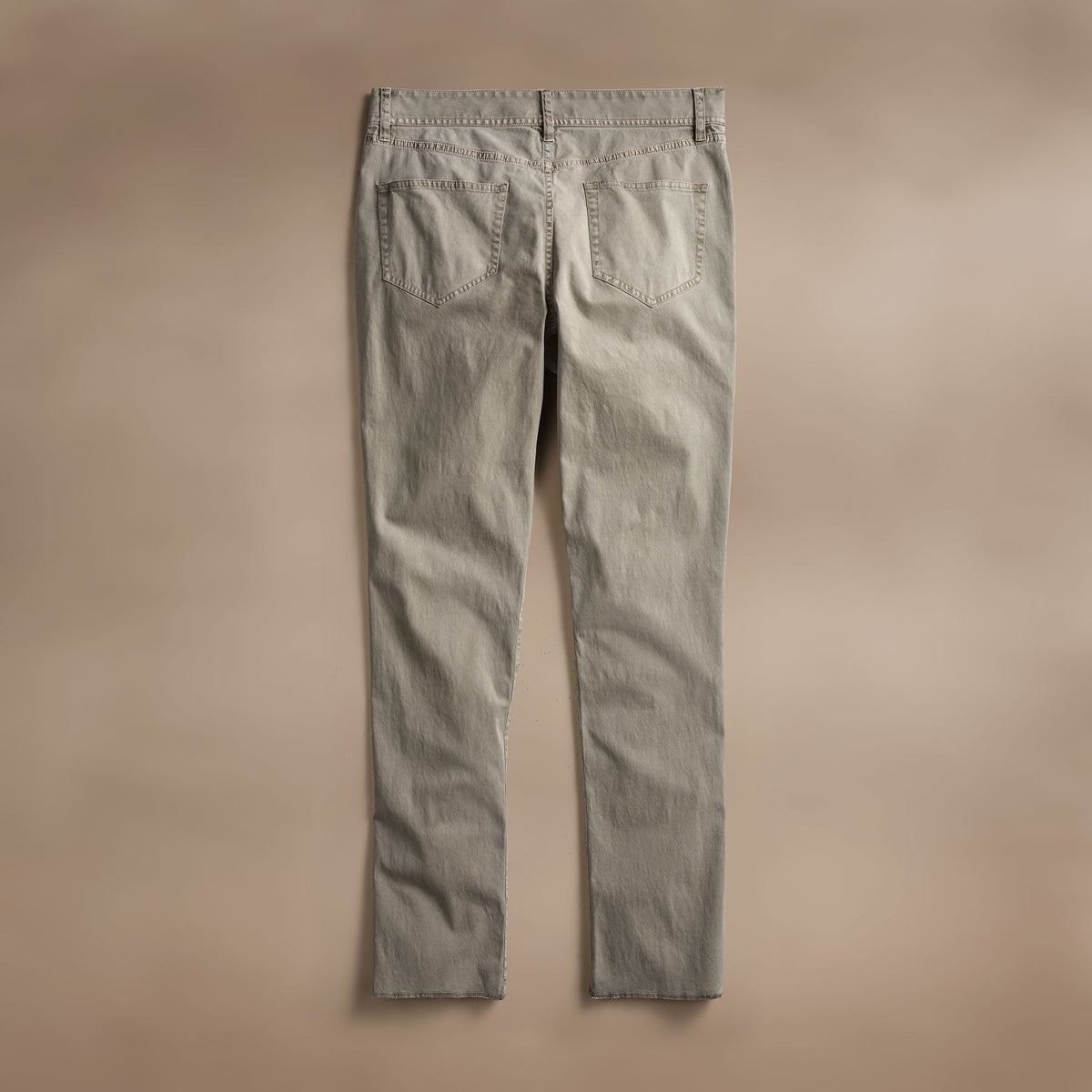 Brushed Twill 5 Pocket Pant in Light Tan Pigment | James Perse Los Angeles FLAT