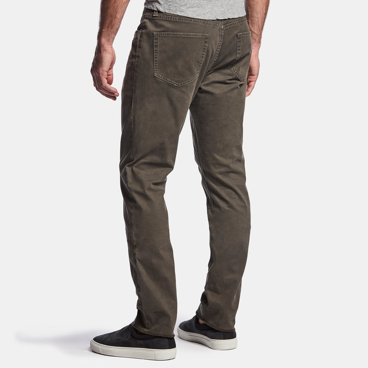 Brushed Twill 5 Pocket Pant In Tent Pigment | James Perse Los Angeles