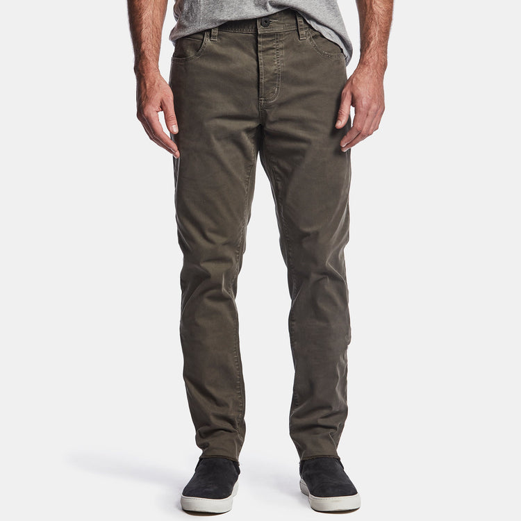 Brushed Twill 5 Pocket Pant In Tent Pigment | James Perse Los Angeles