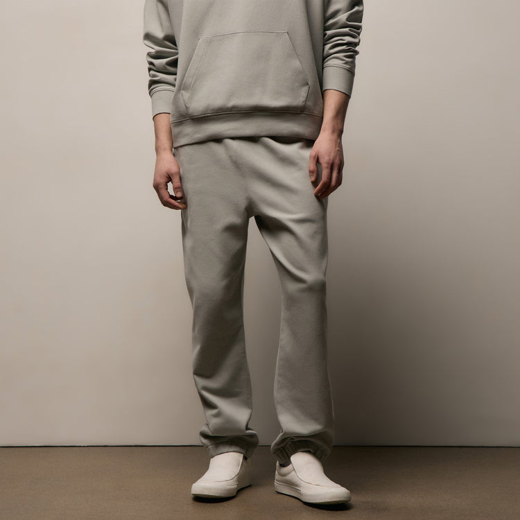 Italian Knit Sweatpant in Fog | James Perse Los Angeles