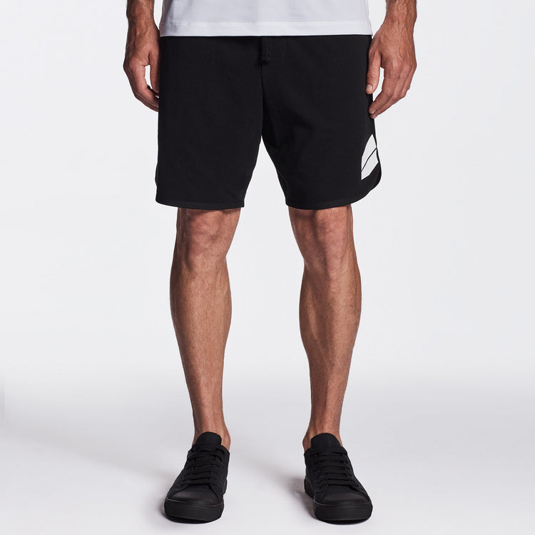 Y/OSEMITE Graphic Basketball Short In Black/Black | James Perse Los Angeles