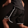 Y/OSEMITE Jersey Basketball Short in Black/White | James Perse Los Angeles
