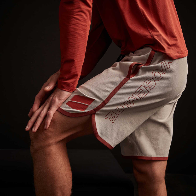 Y/OSEMITE Graphic Basketball Short - Dapple/Auburn | James Perse Los Angeles