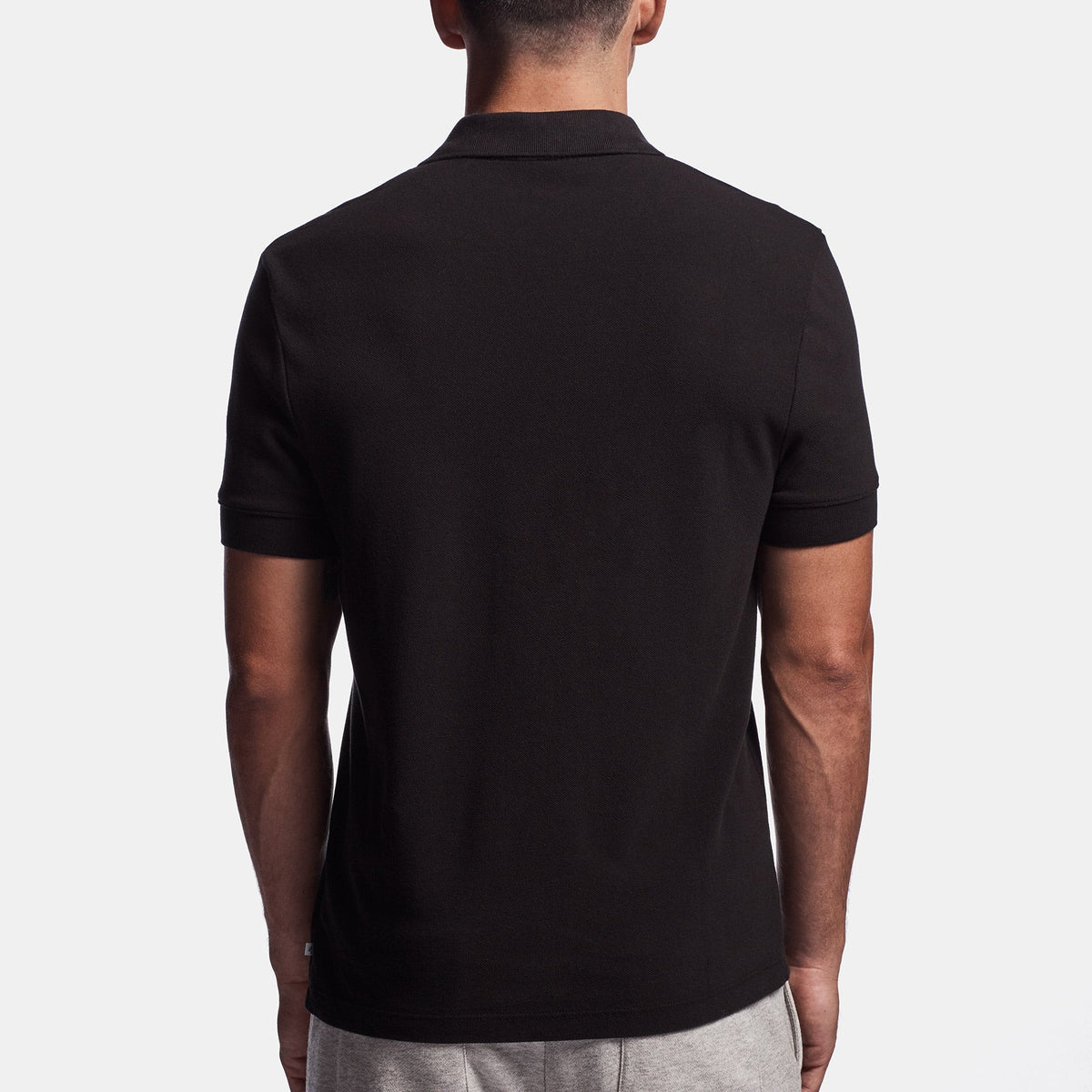 Beefy Pique Polo - Black | James Perse Los Angeles