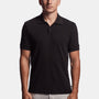 Beefy Pique Polo - Black | James Perse Los Angeles