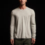 Y/OSEMITE Long Sleeve Crew Neck in Heather Grey | James Perse Los Angeles