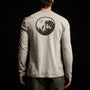 Y/OSEMITE Long Sleeve Crew Neck in Heather Grey | James Perse Los Angeles