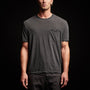 Jersey Short Sleeve Pocket Crew in Magma Pigment | James Perse Los Angeles