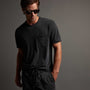 Jersey Short Sleeve Pocket Crew in Magma Pigment | James Perse Los Angeles