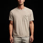 Jersey Short Sleeve Pocket Crew in Mineral Pigment | James Perse Los Angeles