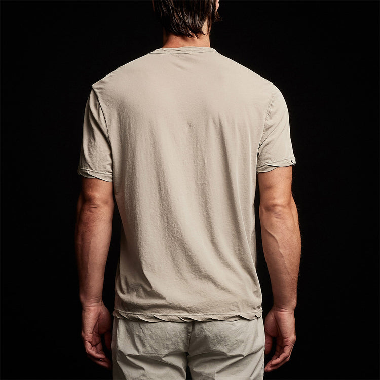 Jersey Short Sleeve Pocket Crew in Mineral Pigment | James Perse Los Angeles