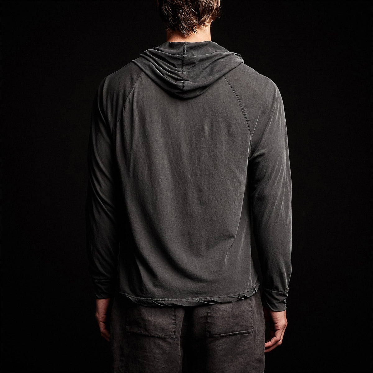 High Gauge Jersey Hoodie in Magma Pigment | James Perse Los Angeles