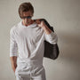 High Gauge Jersey Hoodie in White | James Perse Los Angeles