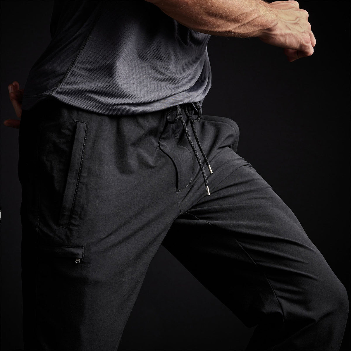 Y/OSEMITE Performance Cotton Pant In Black | James Perse Los Angeles