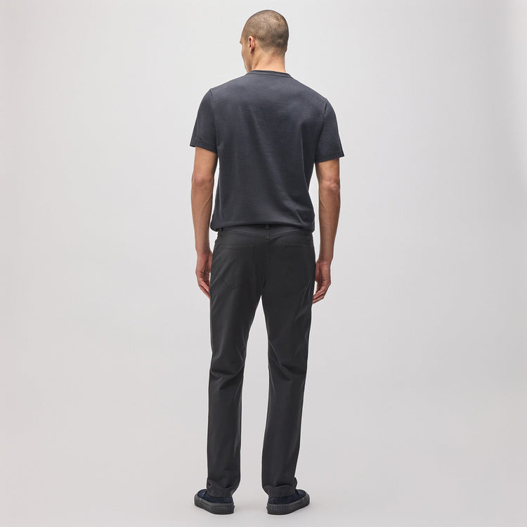 5 Pocket Performance Pant in Black | James Perse Los Angeles